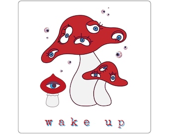 Weirdcore-stickers Goth-sticker Vaporwave-vinylstickers Weirdcore-shirt paddestoelstickers Alt Dreamcore Grunge esthetische indie edgy decor