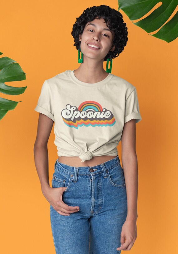 Spoonie Tshirt Retro Shirt Vintage Tee Spoon Theory Chronic Pain Shirt Chronic Illness Tee Invisible Illness Chronically Ill Shirt Fibro EDS