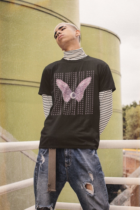 Goth Clothes Dreamcore Weirdcore Clothes Vaporwave Shirt Weirdcore Clothing Horror Shirt Goth Shirt Alt Shirt Grunge Aesthetic Trippy Shirt