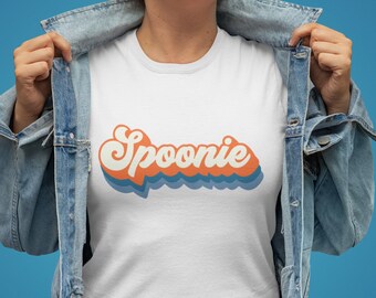 Chronic Pain Shirt Spoonie Shirt Chronic Illness Tshirt Invisible Illness Shirt Spoon Theory Retro Clothing 70s Tshirt CFS MALS EDS