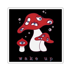 Weirdcore Stickers Goth Sticker Vaporwave Vinyl Stickers Weirdcore Shirt Mushroom Stickers Alt Dreamcore Grunge Aesthetic Indie Edgy Decor