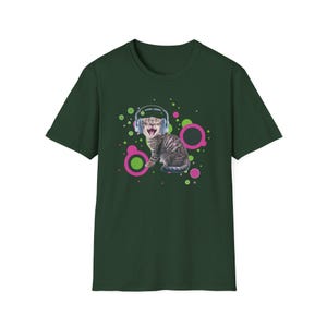 Maglietta Frutiger Metro Weirdcore anni 2000 Nostalgia Webcore Cybercore Vaporwave Techwear Programmer Shirt Y2K Internetcore Cyberpunk Forest Green