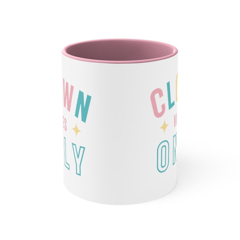 Centro comercial de tazas Weirdcore Taza gótica Clowncore Taza Kidcore Taza de café estética de los años 90 con vibraciones de payaso Accesorios Clowncore Accesorios Kidcore Harajuku imagen 3