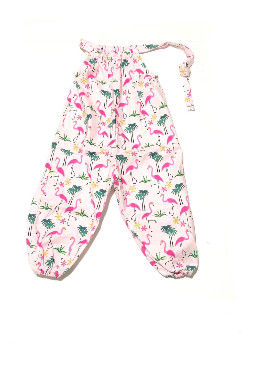 Flamingo Print Romper