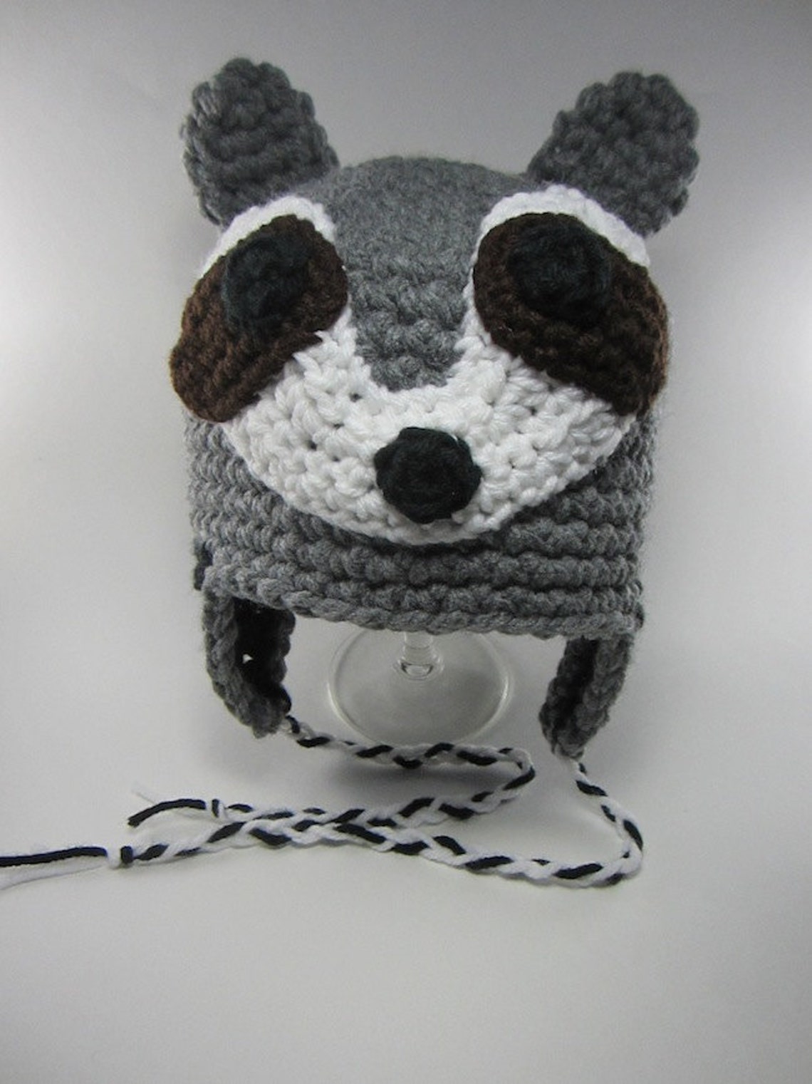 Pattern Raccoon Toddler Hat PDF Instant Download Etsy