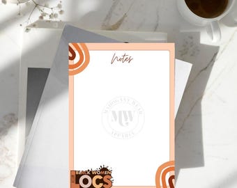 Bloc-notes Black Queens : liste de tâches afrocentriques (4 x 6, 50 feuilles)