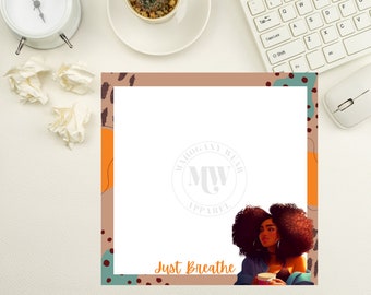 Black Girl Magic Notepad: Afrocentric To Do List (3x3)