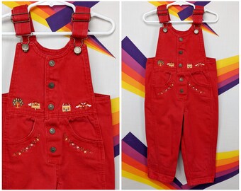 18 month girl overalls