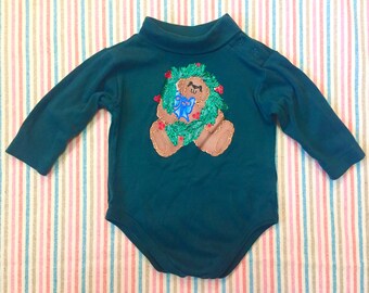 turtleneck onesie baby girl