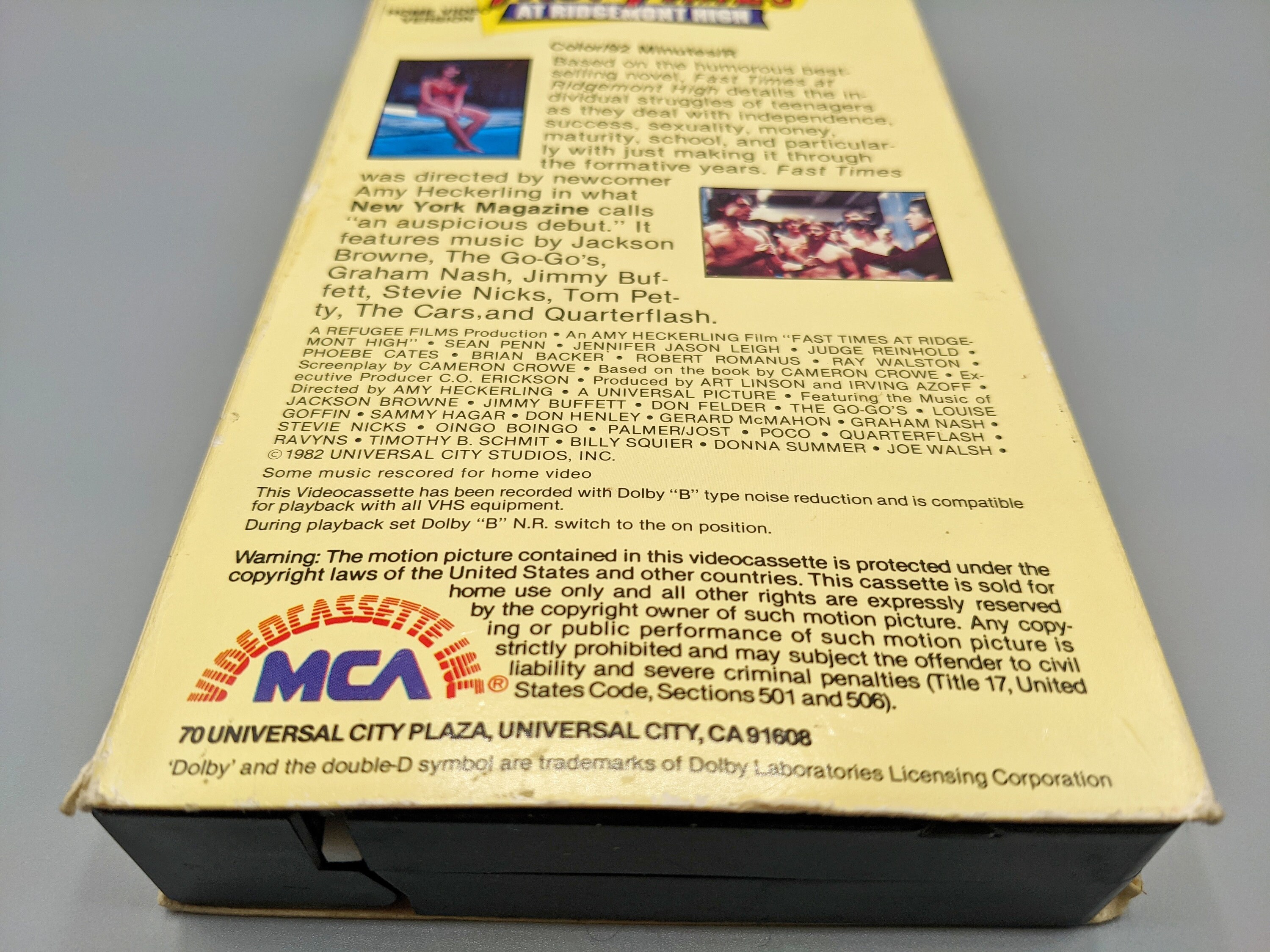 fast-times-at-ridgemont-high-vhs-1982-comedy-1st-release-etsy