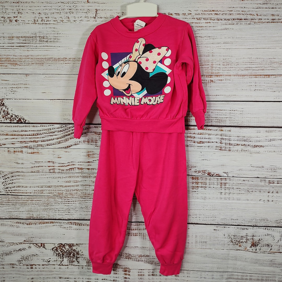 Vintage Disney Minnie Mouse Tracksuit / Minnie Mouse Sweat Suit Set ...