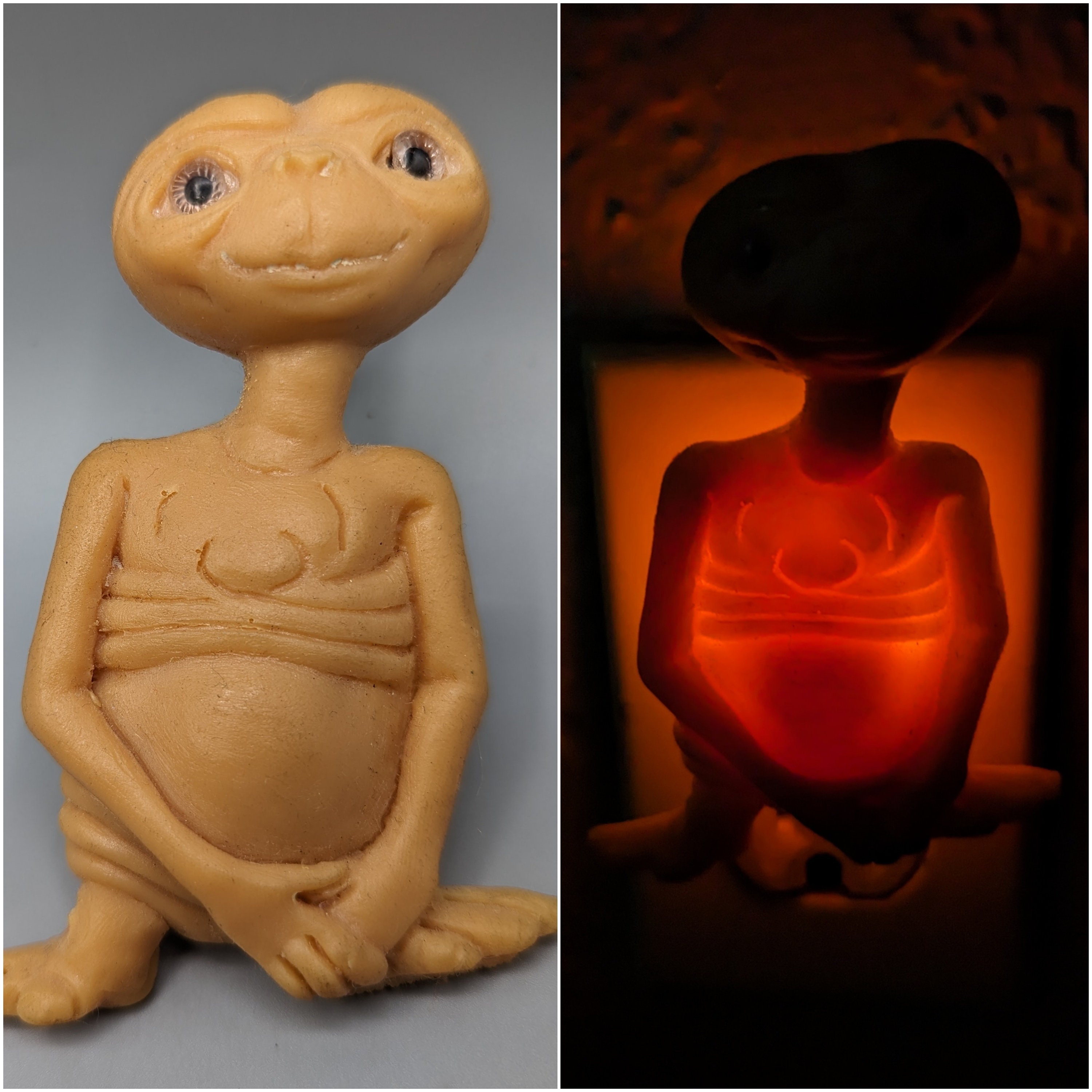 激レアE.T. NIGHT LIGHT フィギュア1982年 E.T. ET the Extra-terrestrial Night Light Vintage Glowing Chest