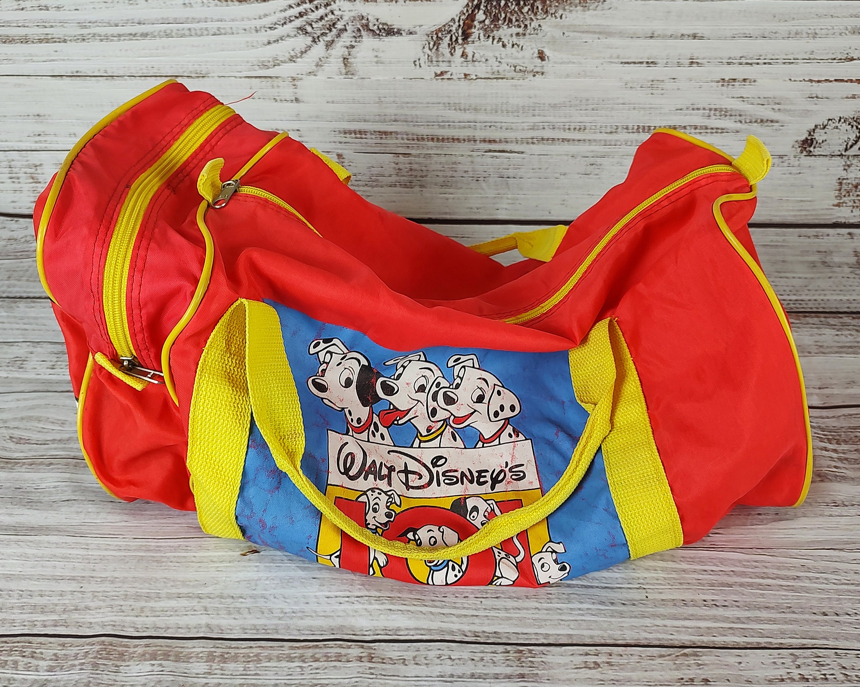 Vintage 101 Dalmations Duffle Bag / 1990s 90s / Gym Bag / Shoulder