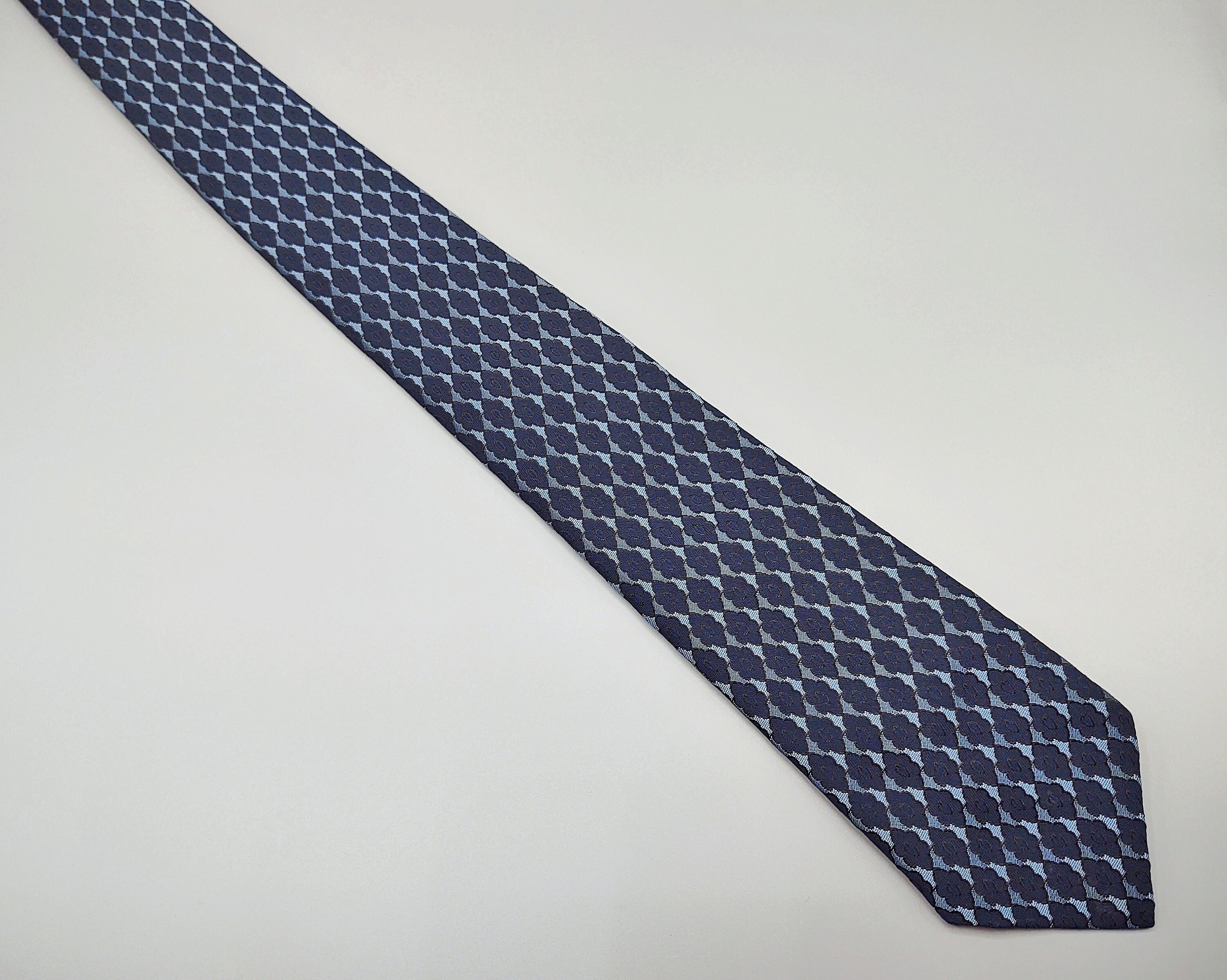 Vintage Tie / Retro Tie / 1970s Neck Tie / 70s Necktie / Blue | Etsy