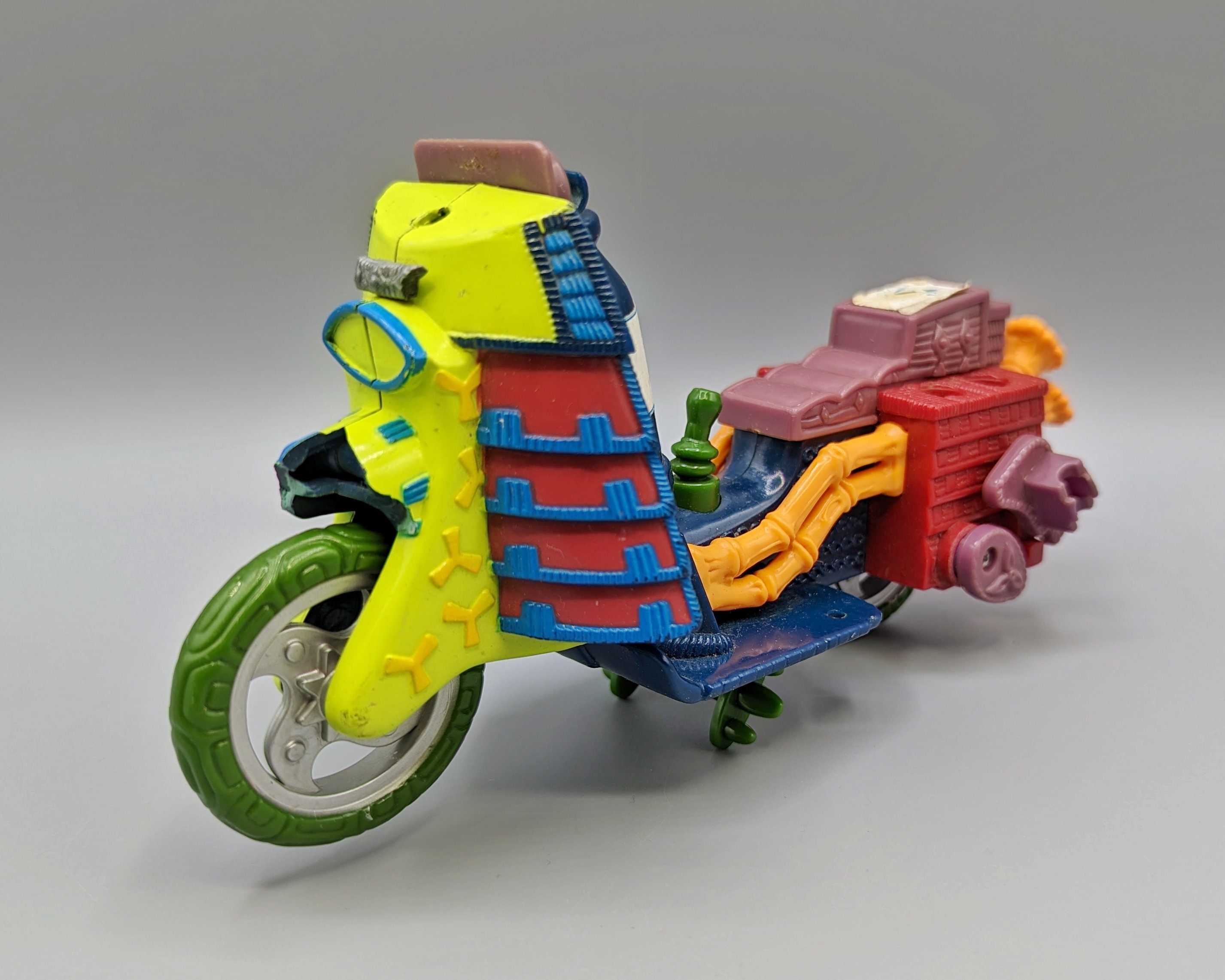 Vintage 1992 Samurai Scooter Motorcycle Vehicle / Action Figure