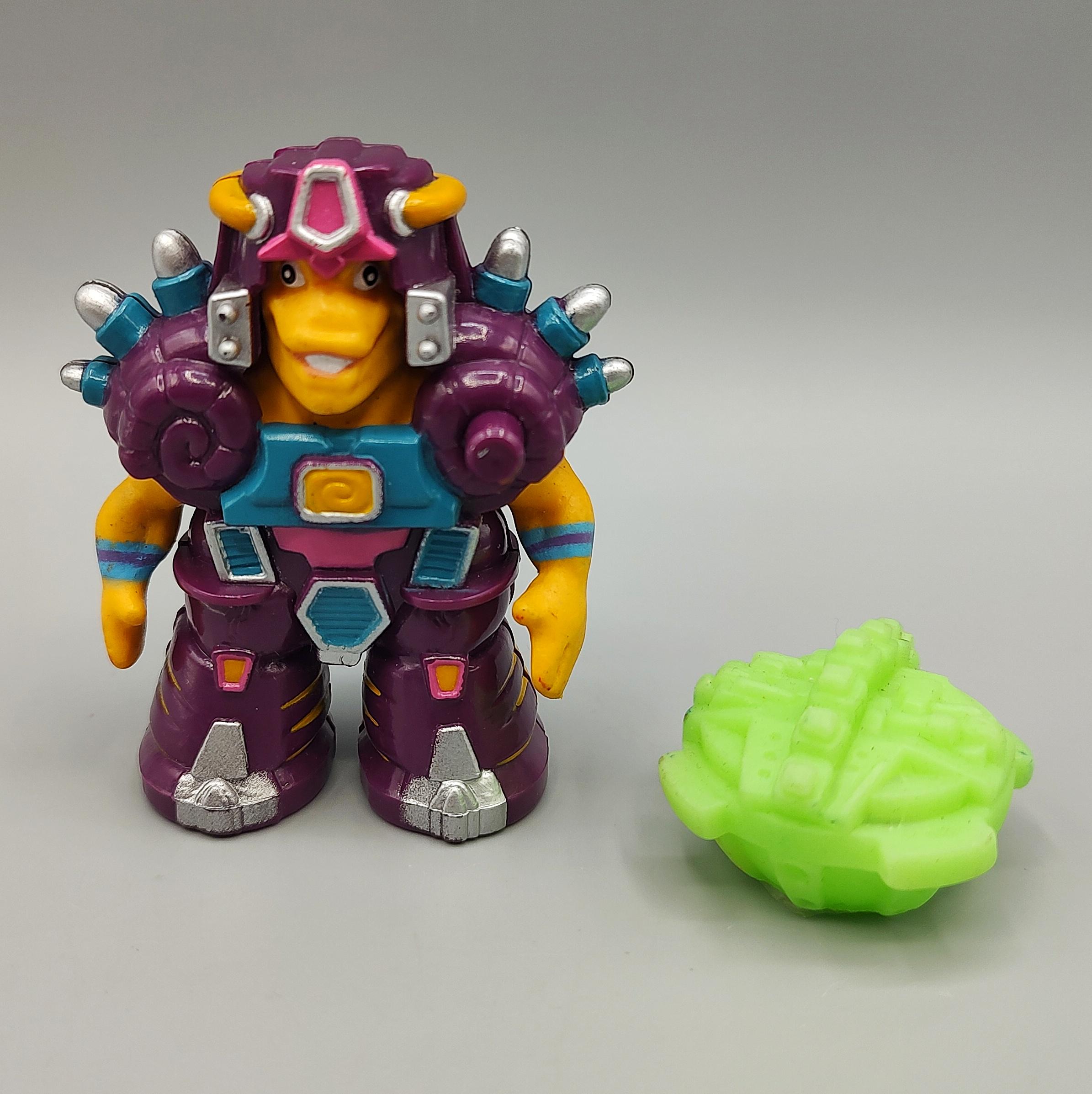 Vintage 1992 Snailiens Supersonic Shell Fighters Roosevelt Figure