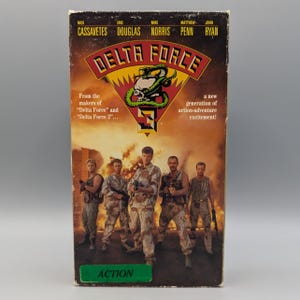 Delta Force 3 VHS / Vintage Video VHS Tape / Retro Movie Film / 1990s 90s