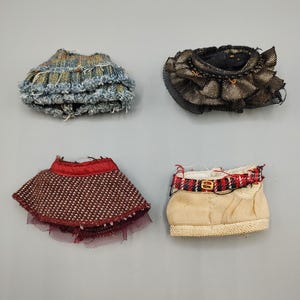 Vintage Bratz Doll Clothing / Retro Fashion Brat Doll Clothes Accessory / 2001 2000s 00s y2k / Mini Skirt