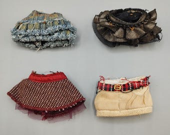 Vintage Bratz Doll Clothing / Retro Fashion Brat Doll Clothes Accessory / 2001 2000s 00s y2k / Mini Skirt