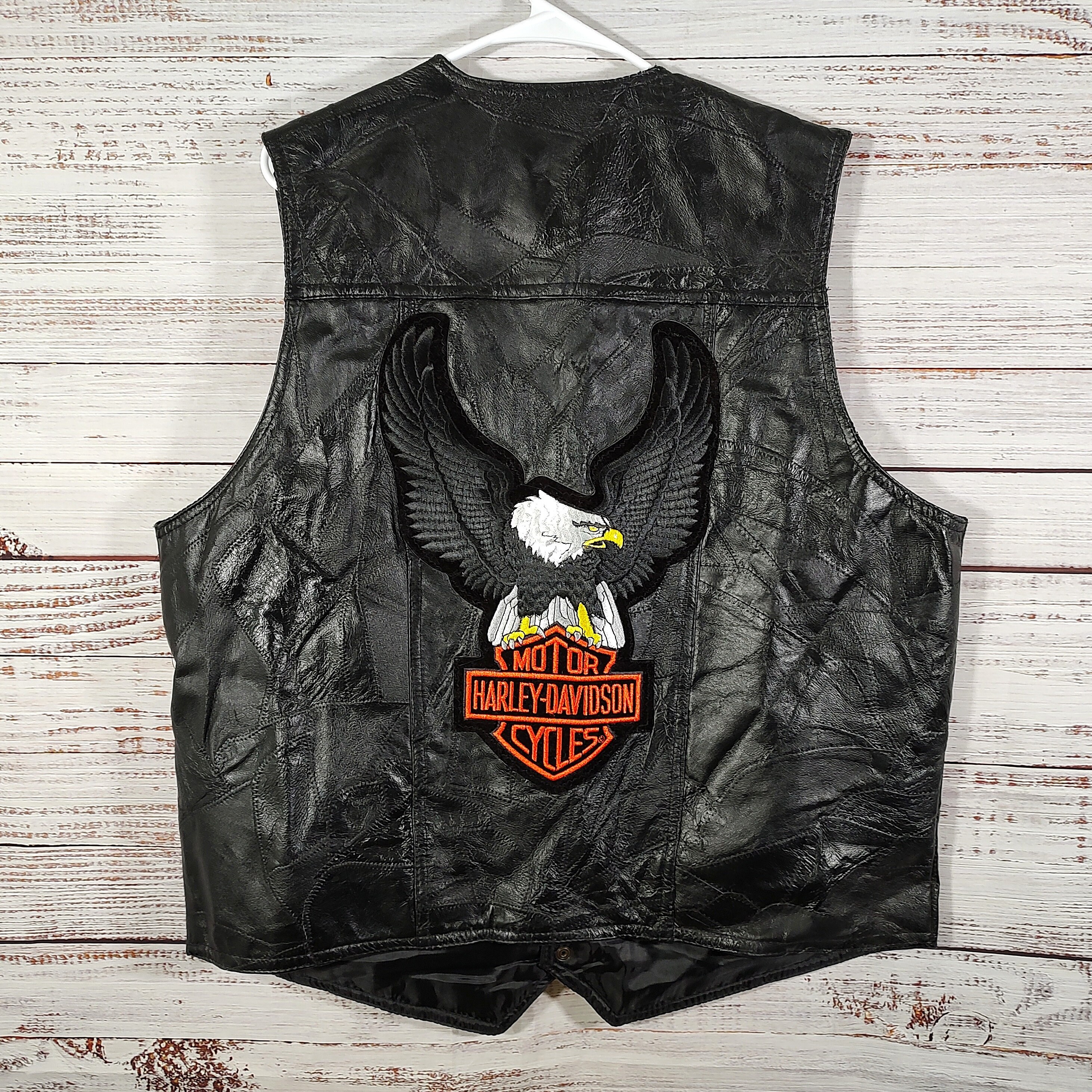 Harley-Davidson パッチ付きライディングベスト