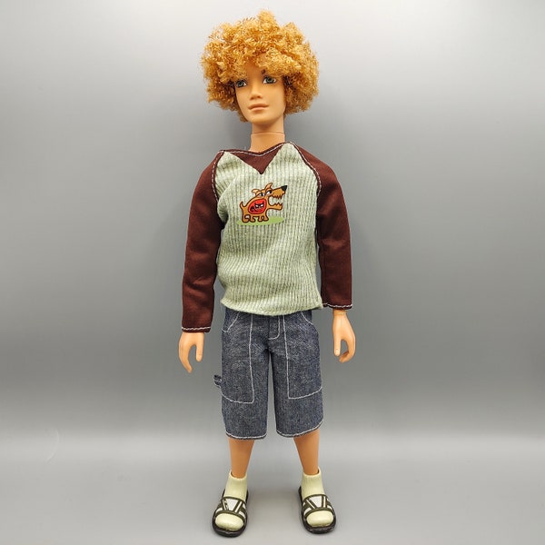 My Scene Barbie / Vintage Fashion Doll / Retro Toy / 2000s 00s y2k / Boy Ken / Bryant Spring Break