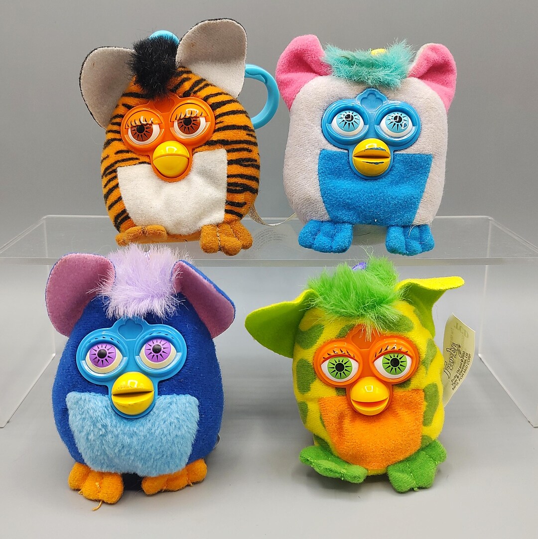 Vintage 1990s Furby Plush Clip / Mcdonalds Happy Meal Prize