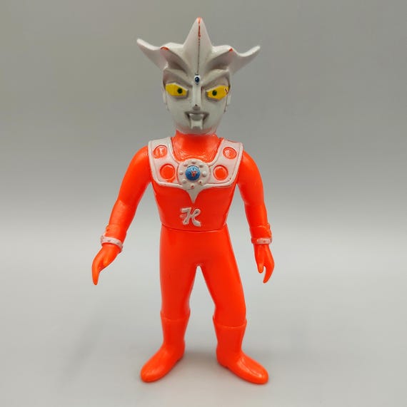 Vintage Bullmark Ultraseven Red Ultraman Ultra 7 / Sofubi Mini