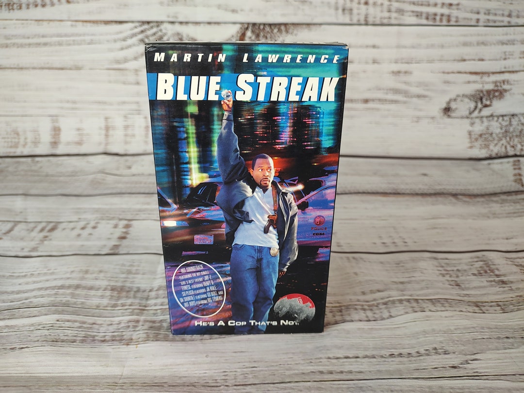 Martin Lawrence Blue Streak VHS / Vintage VHS Tapes / Cartoon Cartoons