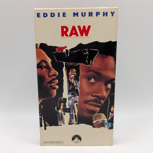 Eddie Murphy Raw VHS / Vintage VHS Tapes / Cartoon Cartoons / 1990s 90s