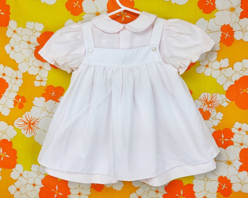 Vintage Baby Dress Set Vintage Toddler Dress Matching Bloomers Shorts Pink Dress Lace Baby Dress 2T 24M 24 Months
