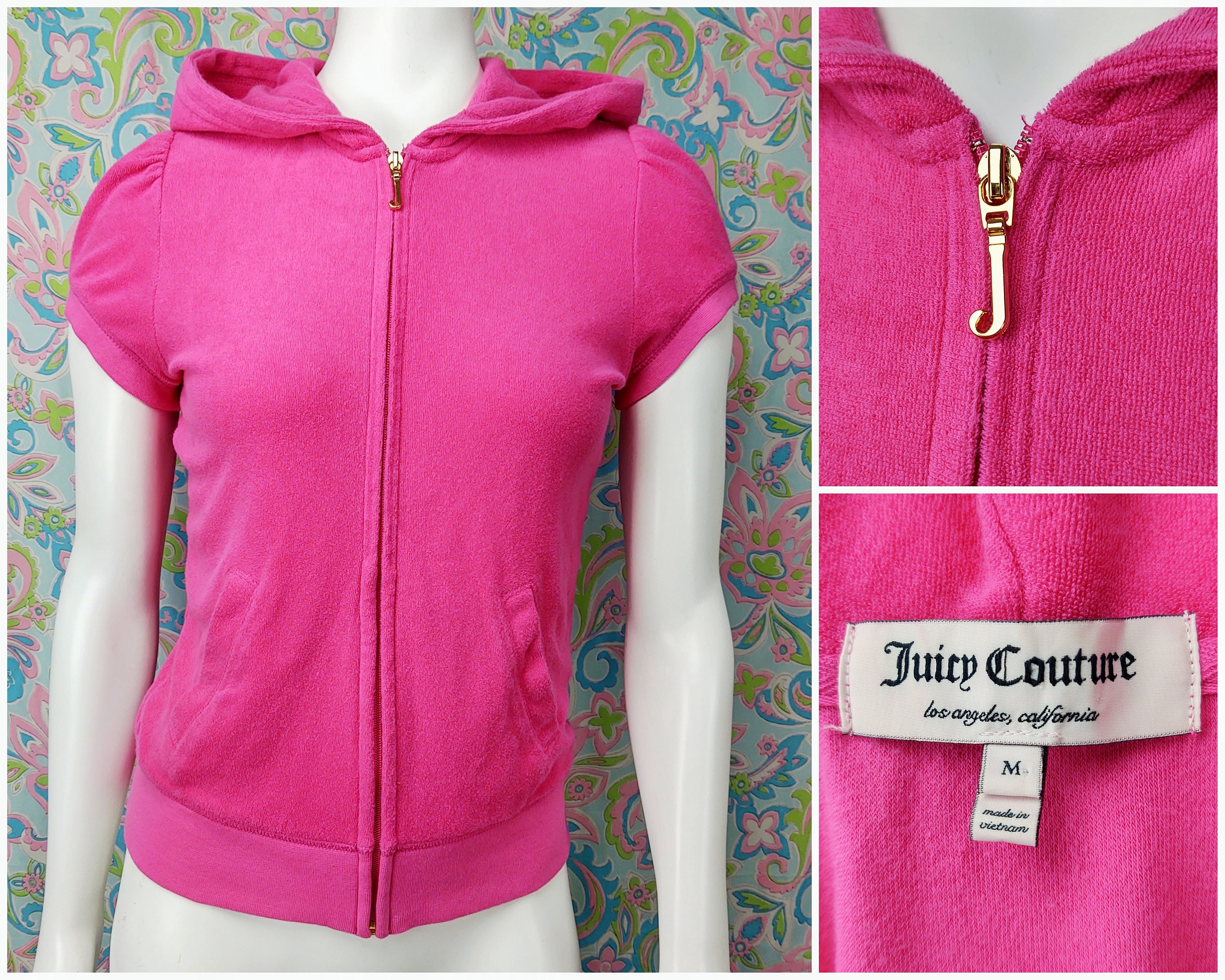 Juicy couture short sleeve hoodie outlet