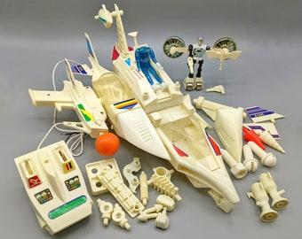 Vintage 1977 Mego Micronauts Battle Cruiser with Working Projectiles / Missing Parts / Extra Parts / Retro Toy / Robot 1970s 70s