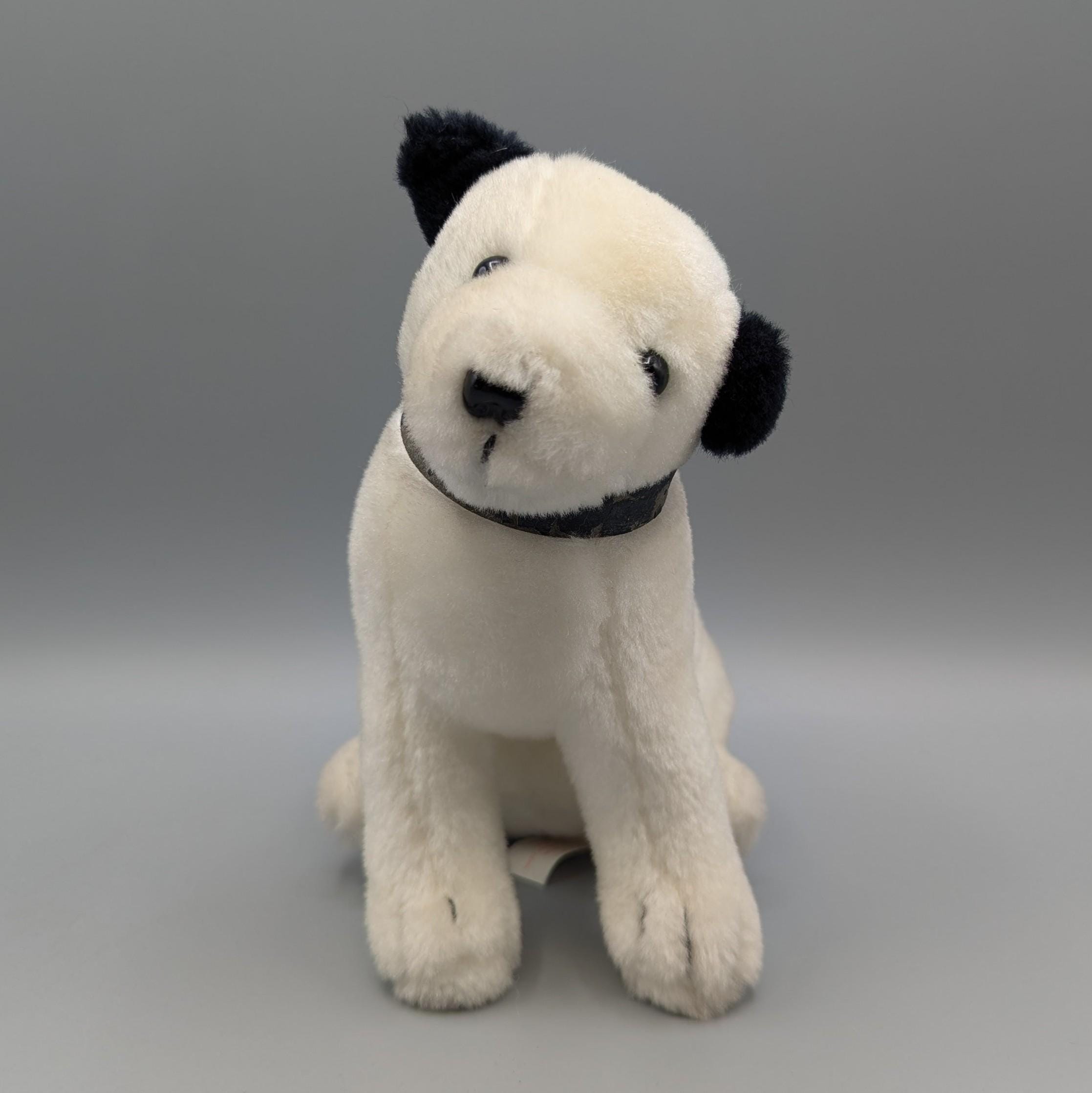 Vintage Dakin RCA Nipper Dog Plush 6.5 Inch / Retro Plush Stuffed