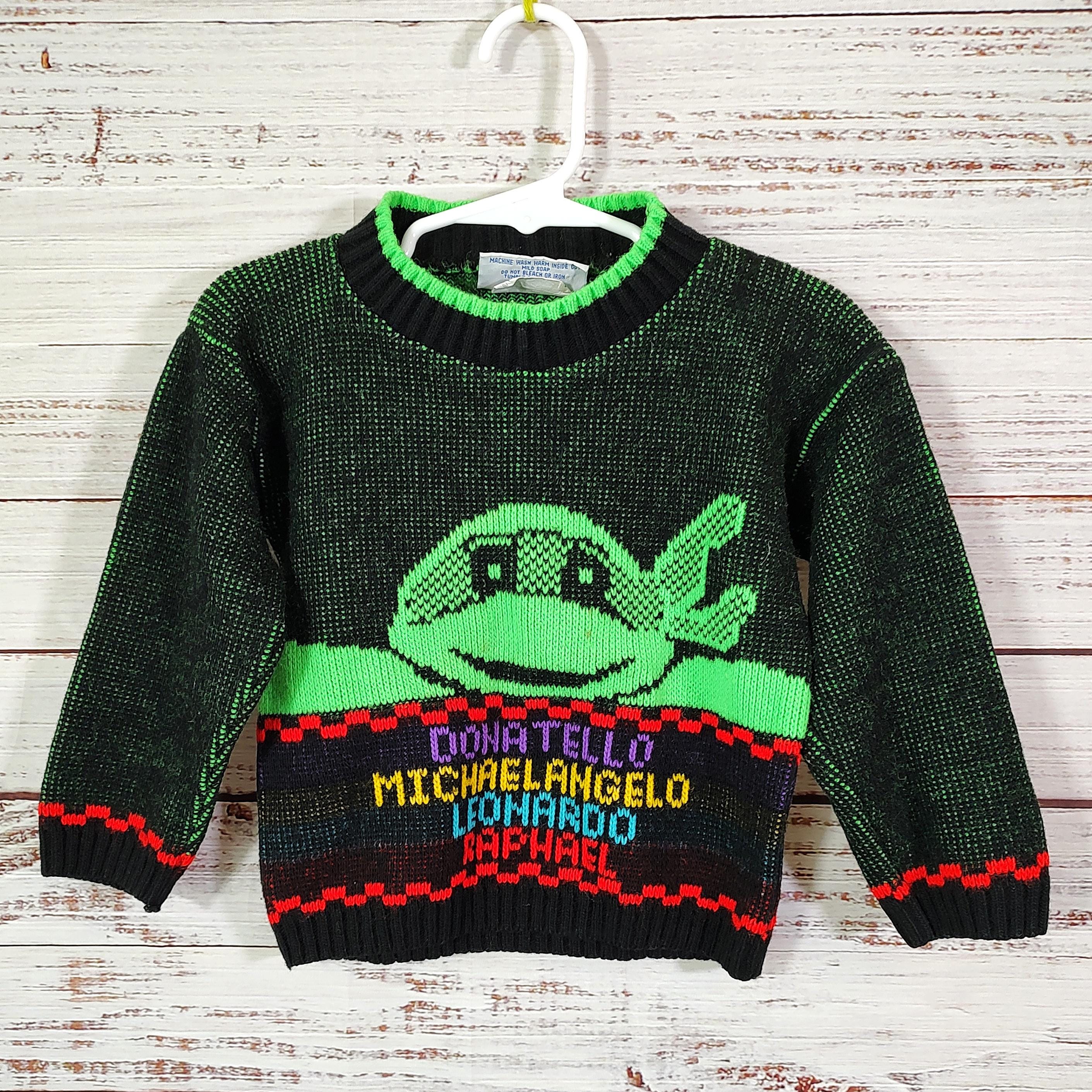 Vintage Pattern Teenage Mutant Ninja Turtles Jumpers Adults