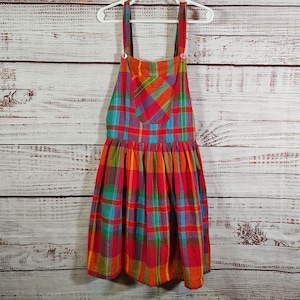 green emerald velvet dress 90s Grunge Tartan Plaid coverall maxi jumper Dress