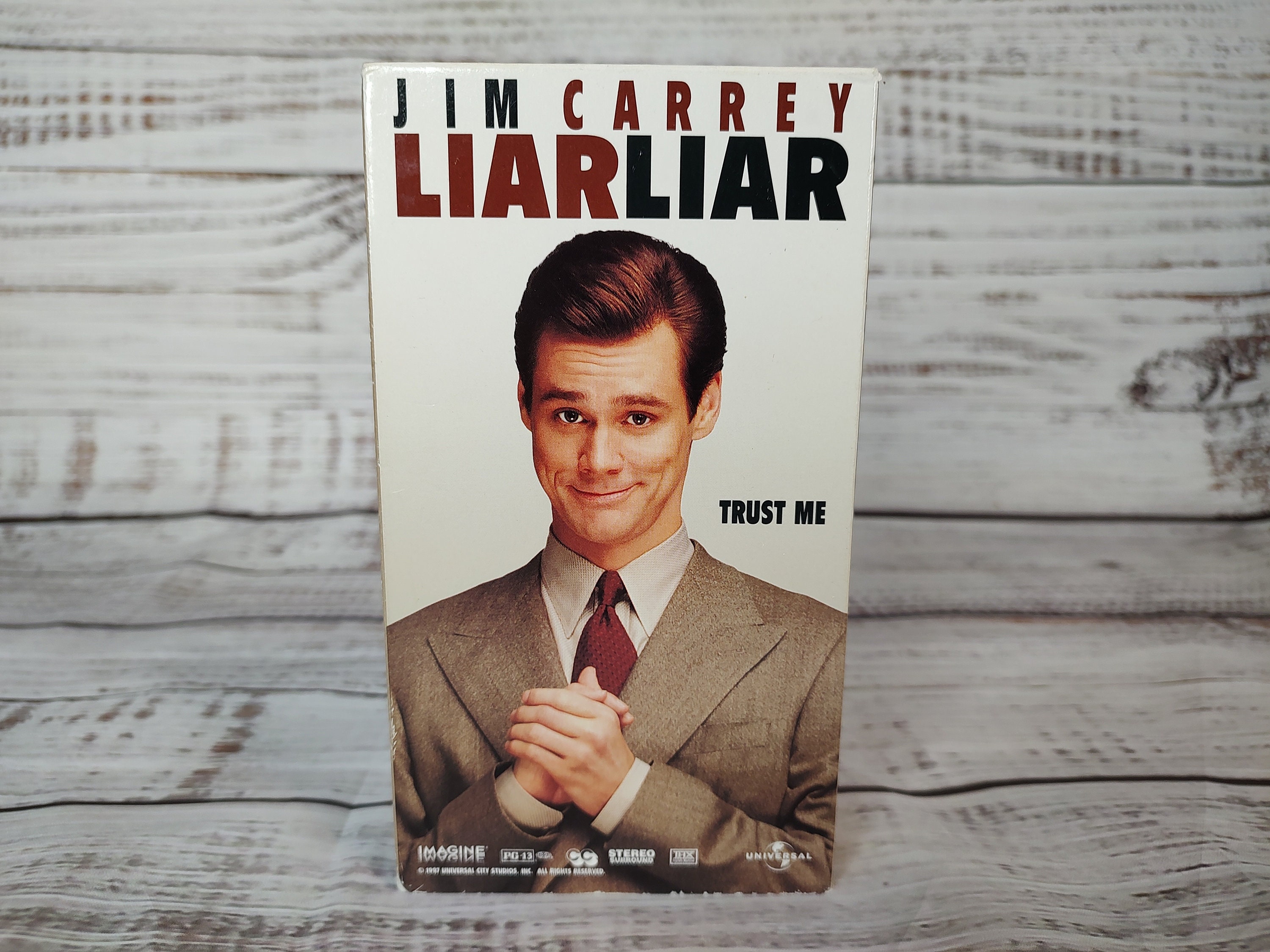 Liar Liar Jim Carrey VHS / Vintage VHS Tapes / Cartoon Etsy Australia
