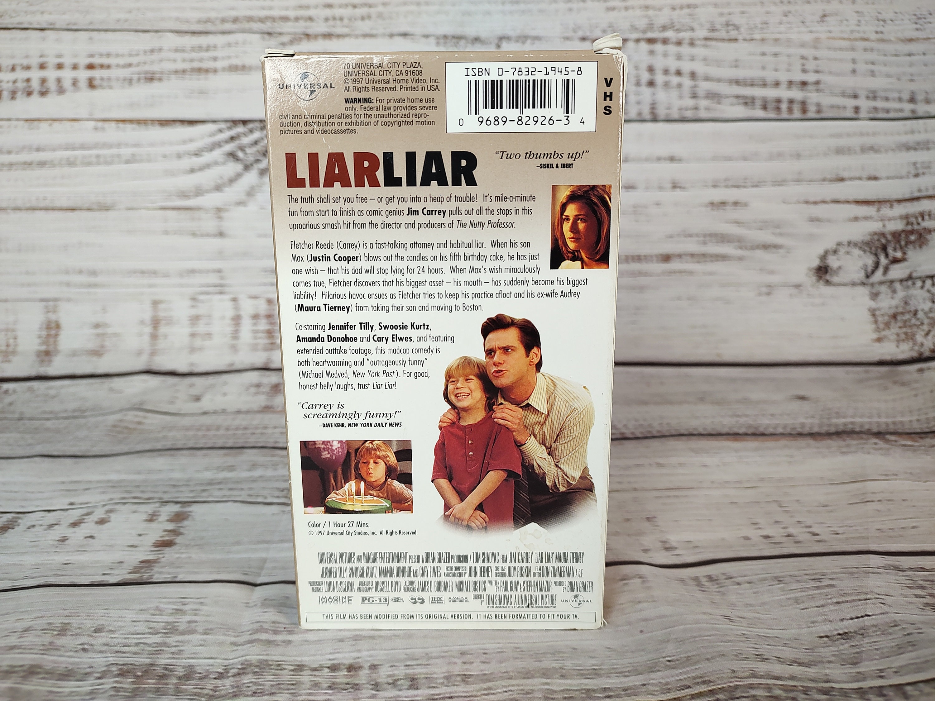 Liar Liar Jim Carrey VHS / Vintage VHS Tapes / Cartoon Etsy Australia