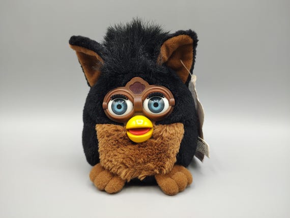 Vintage 1999 Plush Furby Doll / NOT Electronic / 1990s 90s / Retro