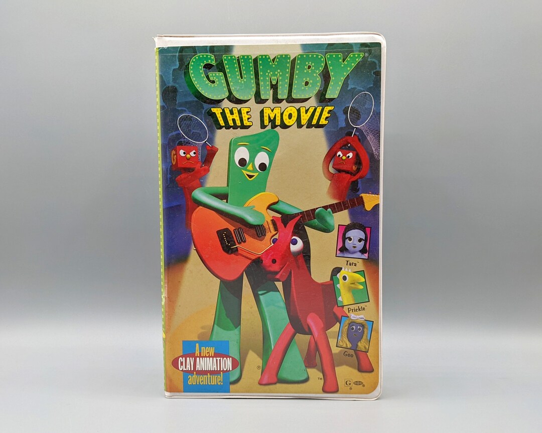 Gumby the Movie / Vintage Video VHS Tape / Retro Movie Film / Etsy