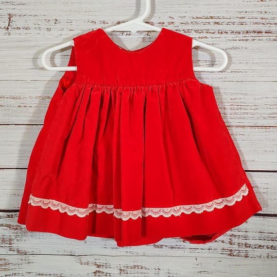 fitted lace wedding dress Baby/Toddler Twirl Dress - Scarlet Red | 100% Organic