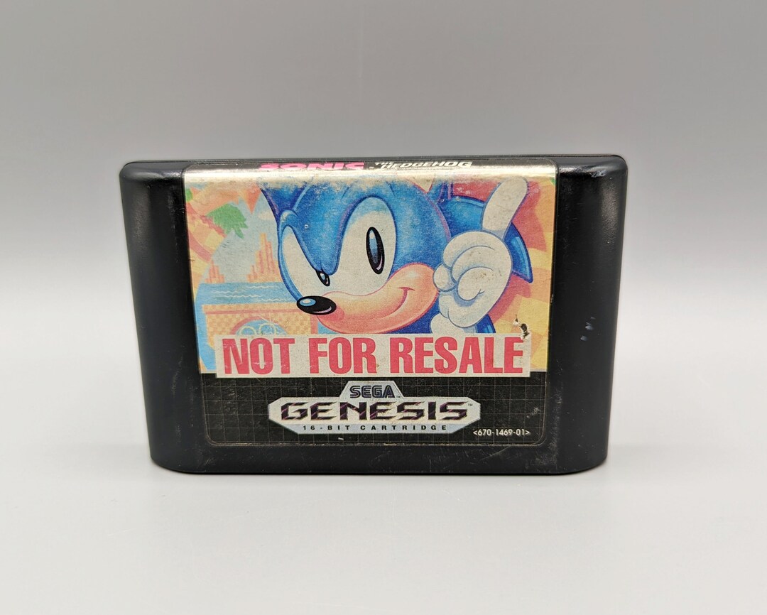 Buy Sonic Classic Heroes Sega Genesis Repro Game Cart Online in India 