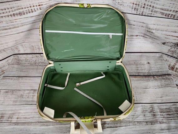 Vintage Suitcase / Retro Travel Bag / 1960s 60s /… - image 10