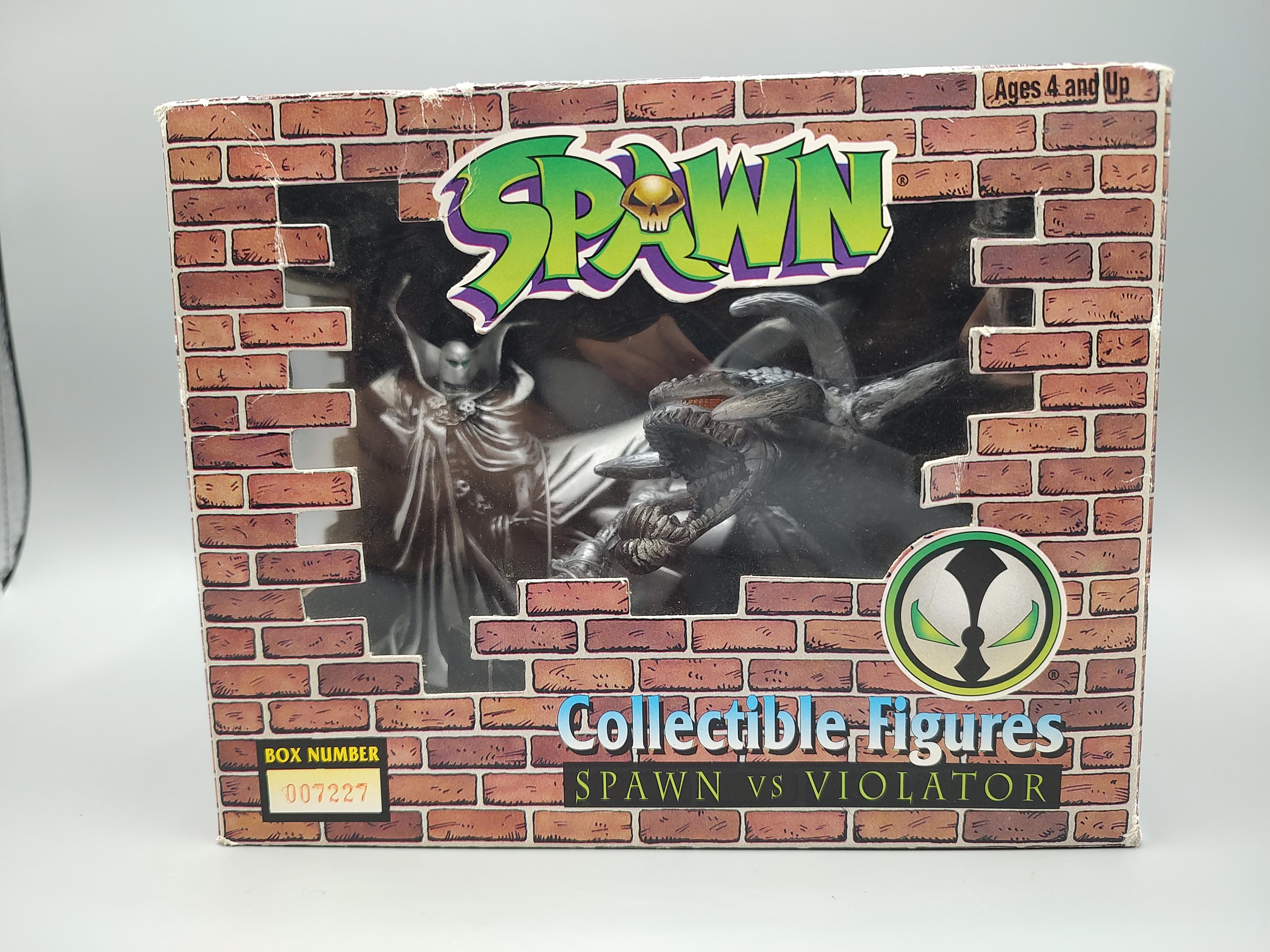 Vintage 1994 Mcfarlane Toys Spawn Collectible Figures Box #39253