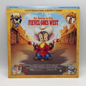 An American Tail: Fievel Goes West Laserdisc LD / Laser Disk / Stereo Extended Play / Retro Vintage