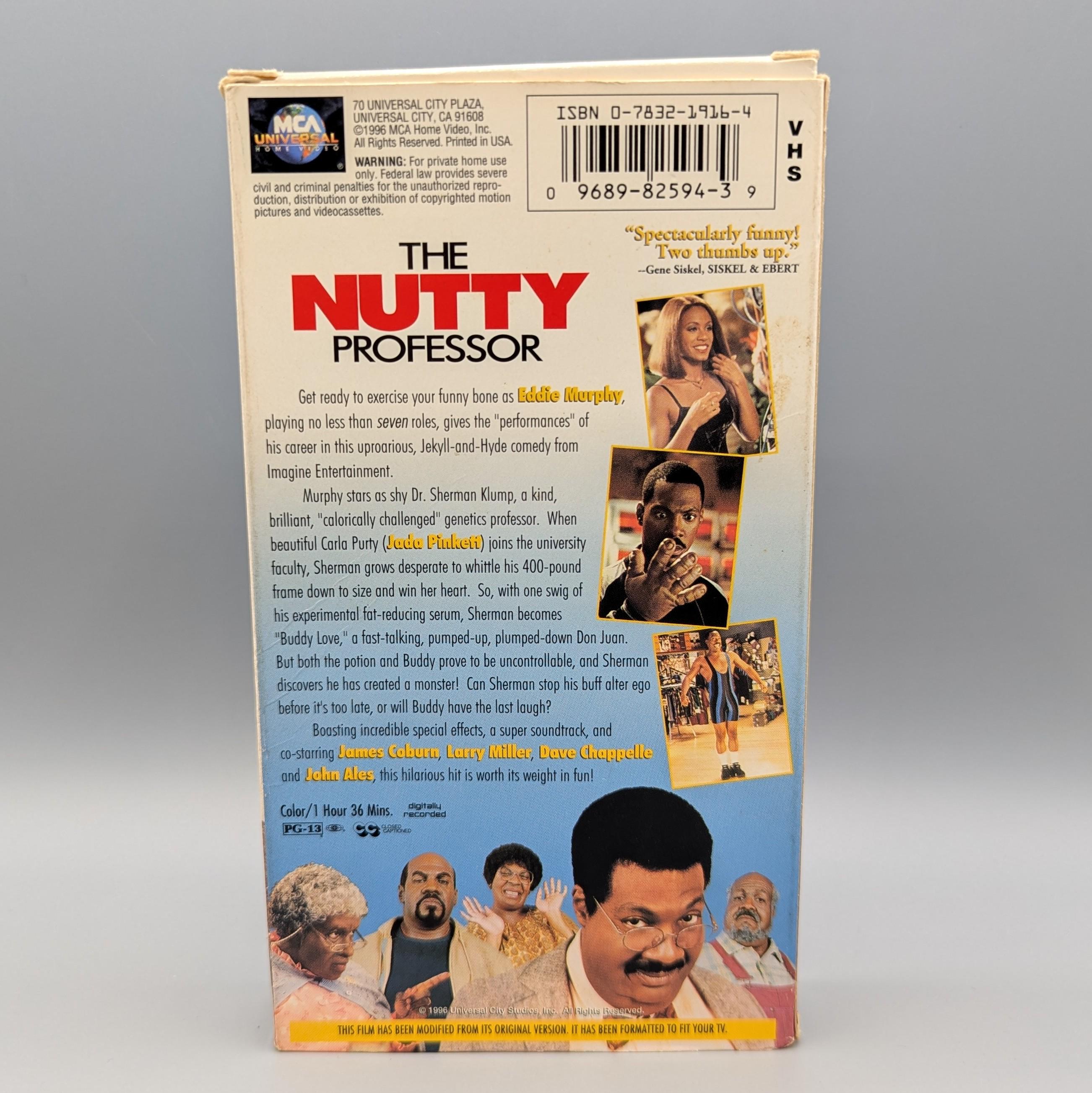 The Nutty Professor VHS / Vintage Video VHS Tape / Retro Movie 
