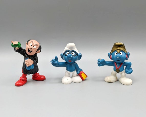 Figuras Pitufo Vintage / Los Pitufos / Figuras Miniatura PVC / Figura  Figura Juguete Retro / 1980s 80s 1970s 70s -  México