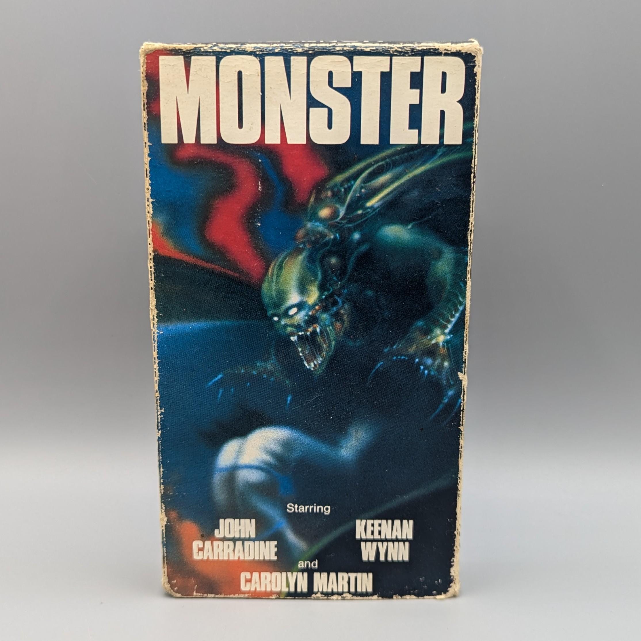 Monster VHS 1986 John Carradine Keenan Wynn Carolyn Martin Horror