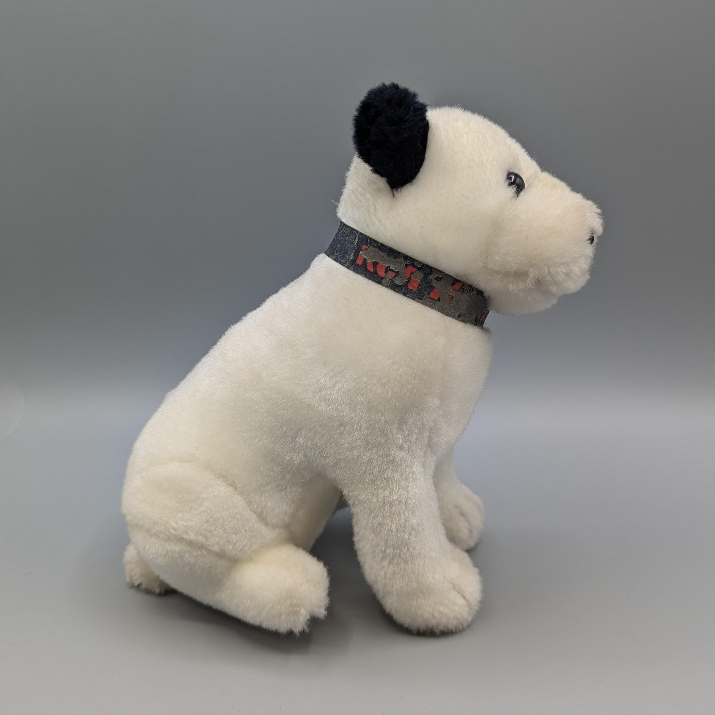 Vintage Dakin RCA Nipper Dog Plush 6.5 Inch / Retro Plush Stuffed