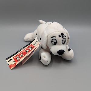 Vintage 101 Dalmatians Penny Bean Bag Plush Toy / Puppy Dog Stuffed Toy Retro Plush / Bean bag toy / Plushie / 1990s 90s / Erin 1997