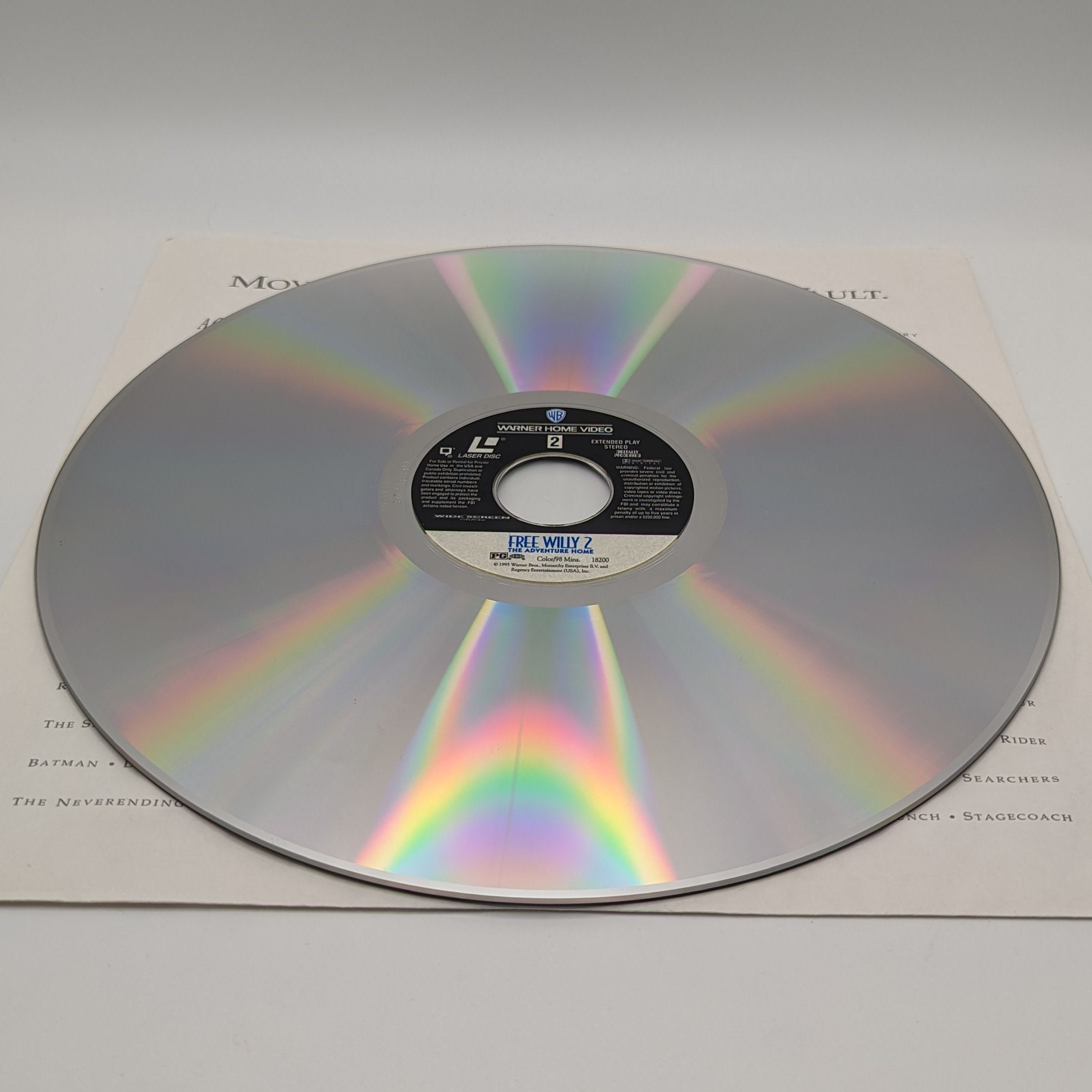 【激レア】THE MODS Laser Disk REVENGE Free Willy 2 II Laserdisc LD / Laser Disk / Retro Vintage - Etsy